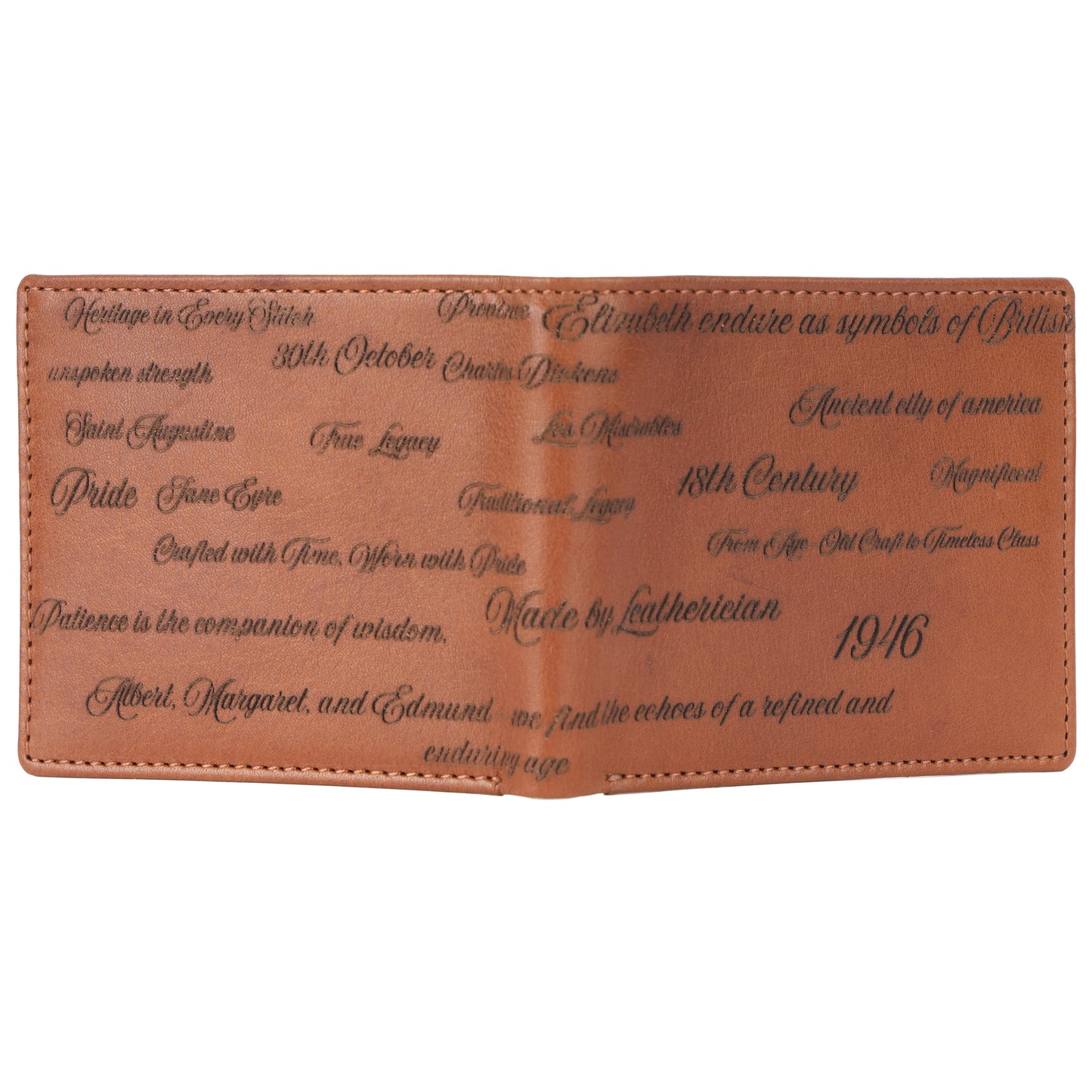 Calligraphy Wallet - LEATHERICIAN