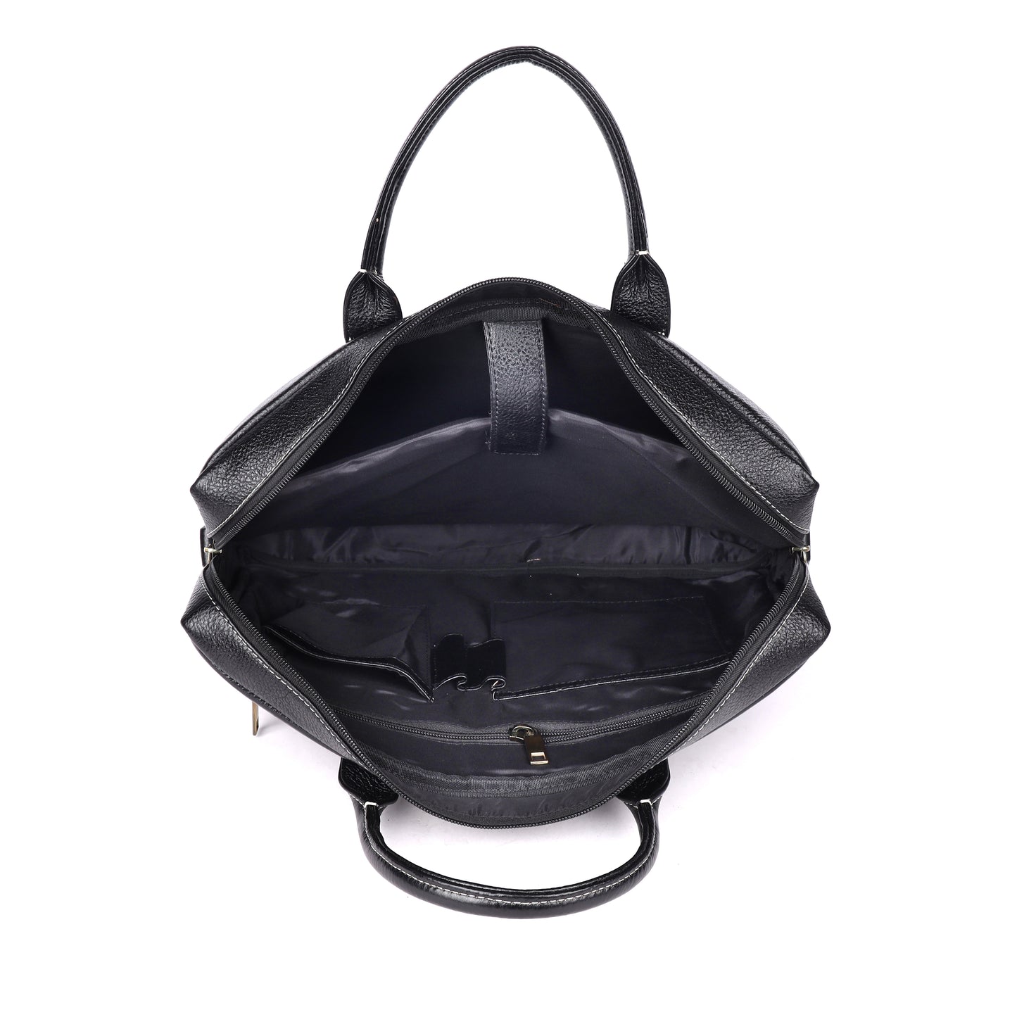 Alferd Leather Laptop Bag-Brown