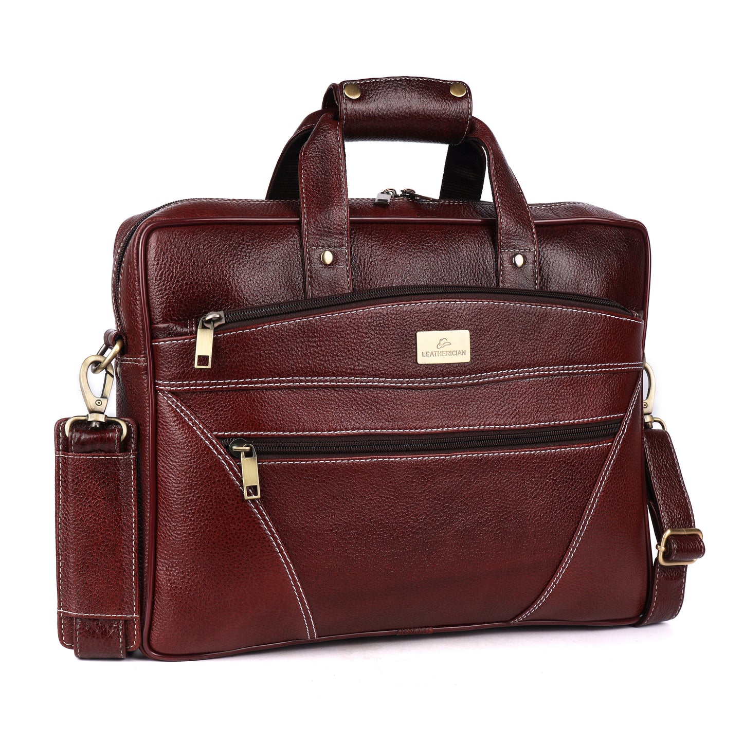 James Leather Laptop Bag