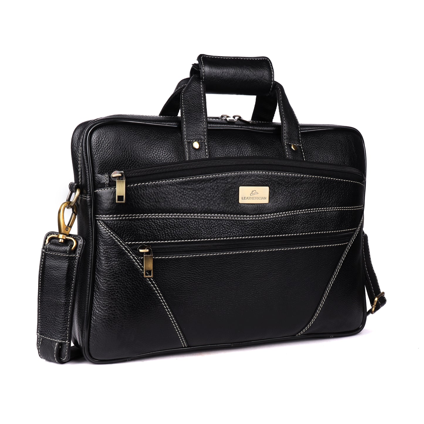 James Leather Laptop Bag