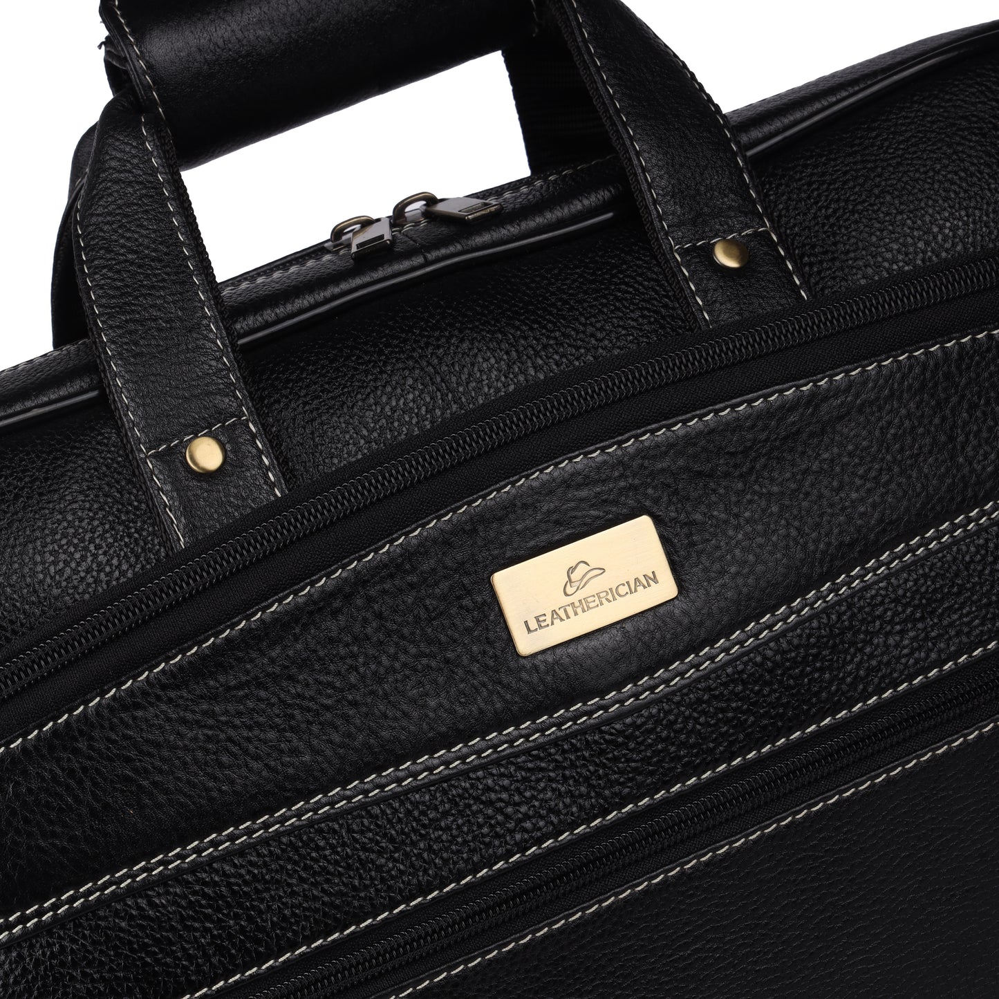 James Leather Laptop Bag