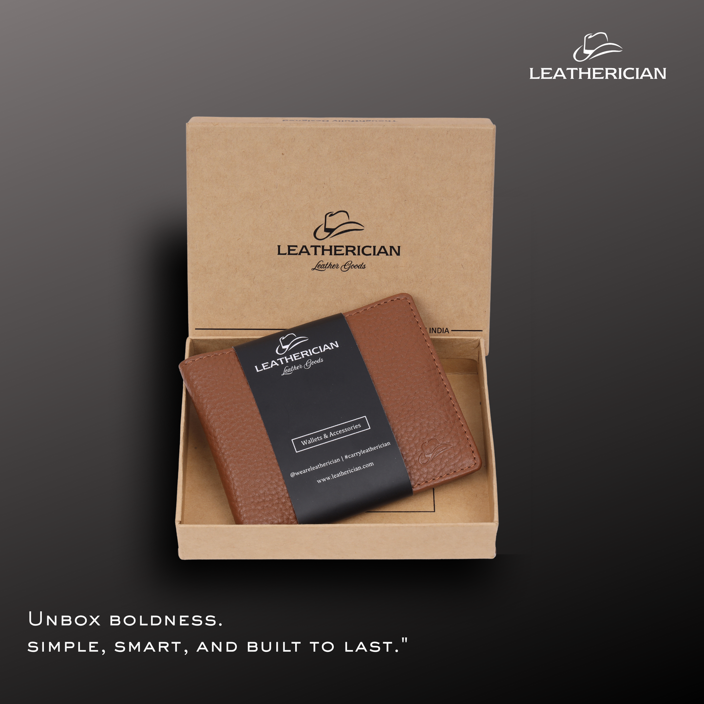 Billfold Sleek Leather Wallet