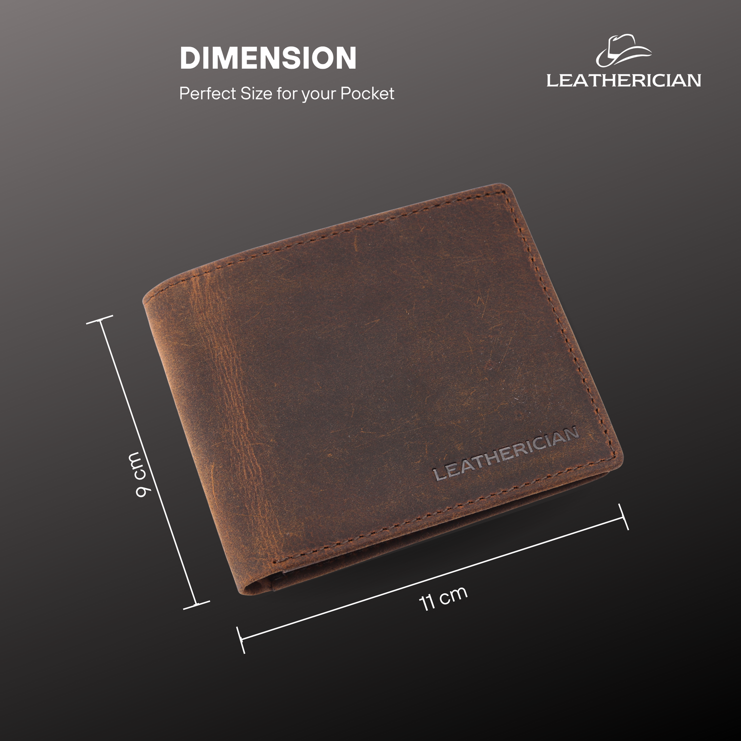 Billfold Sleek Leather Wallet