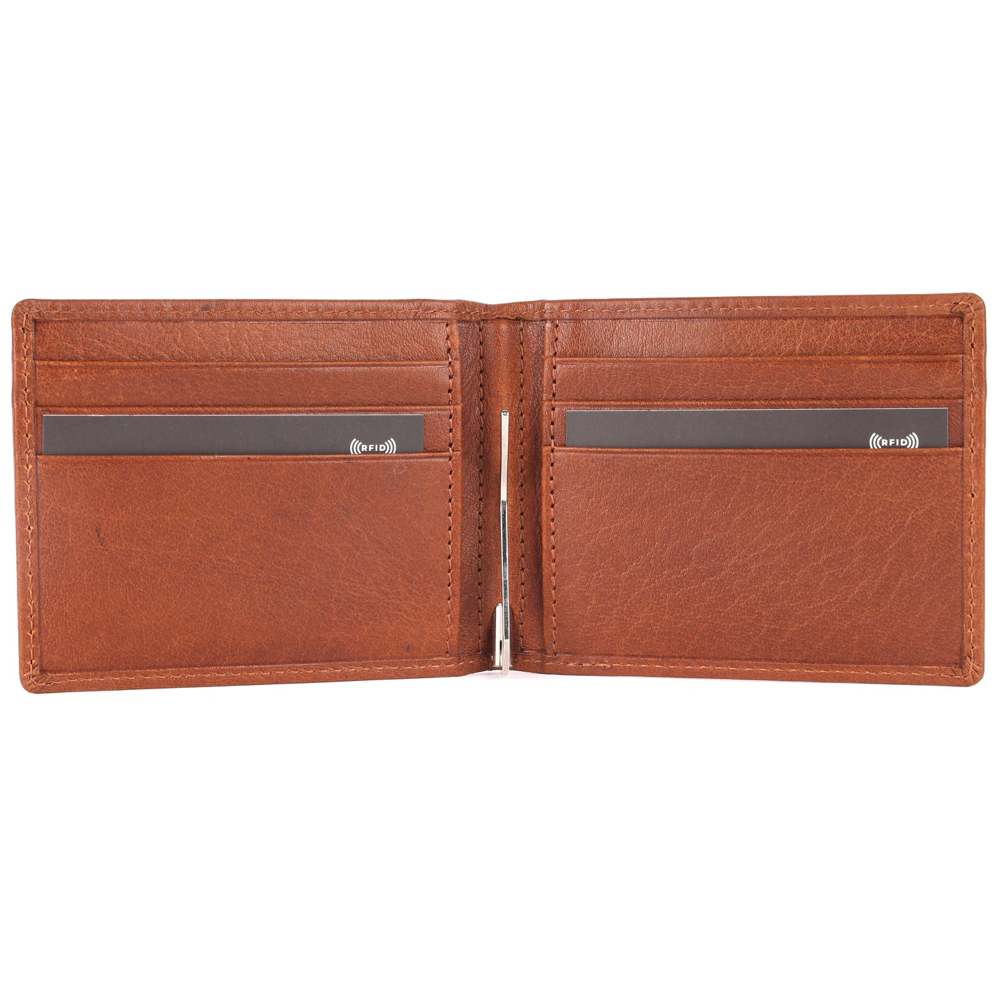Bifold Money Clip Wallet - LEATHERICIAN