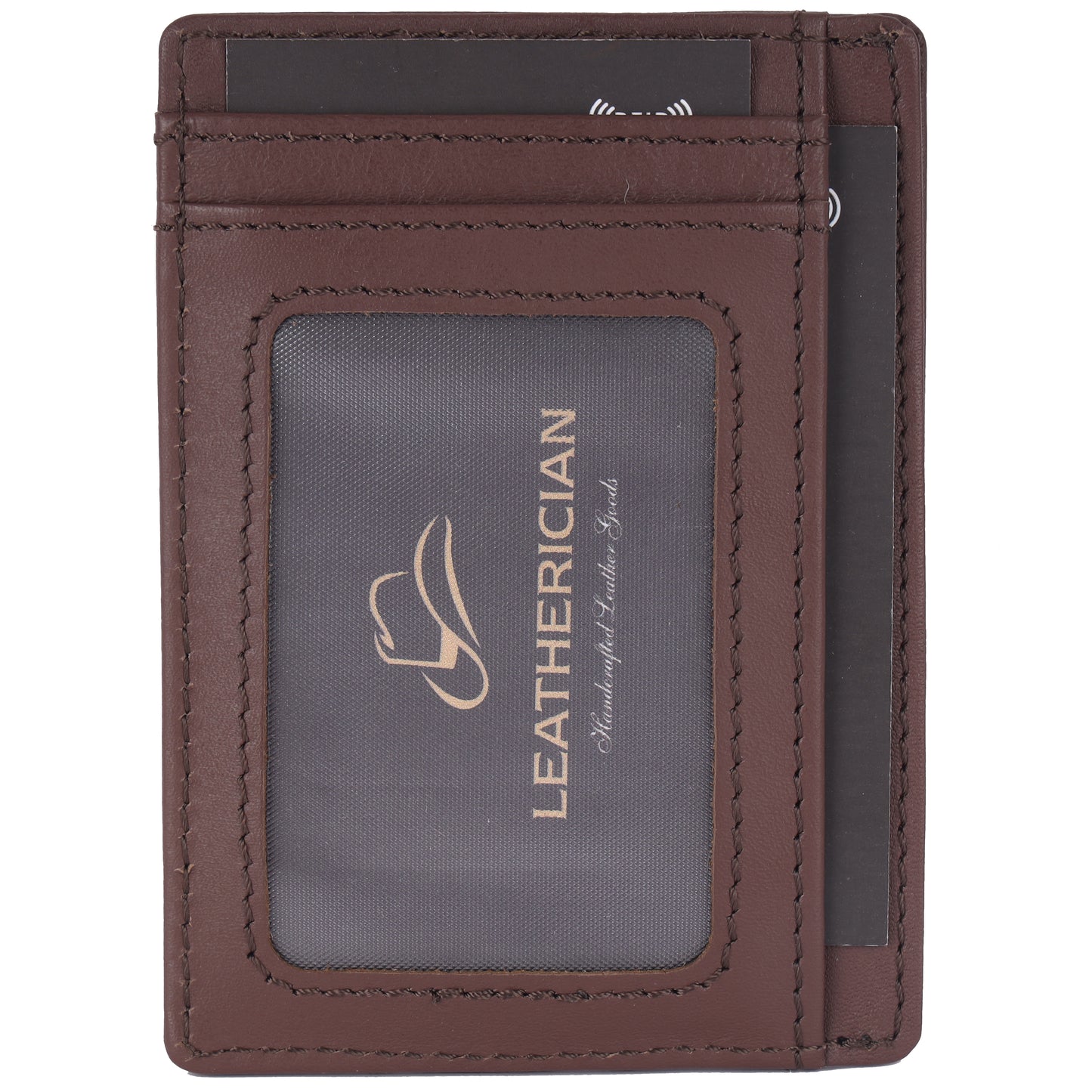 Minimalist Leather Cardholder Wallet - LEATHERICIAN