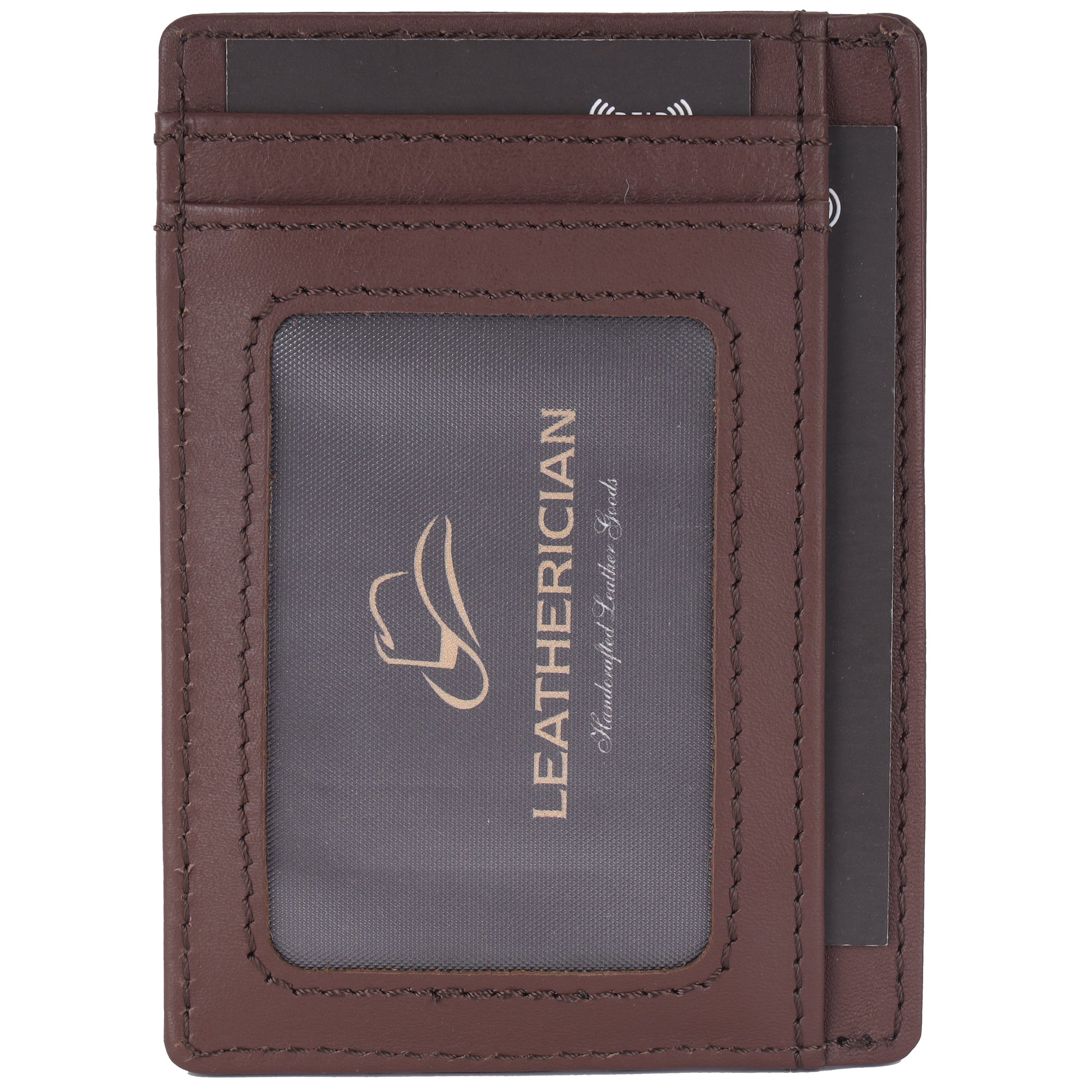 Minimalist Leather Cardholder Wallet - LEATHERICIAN