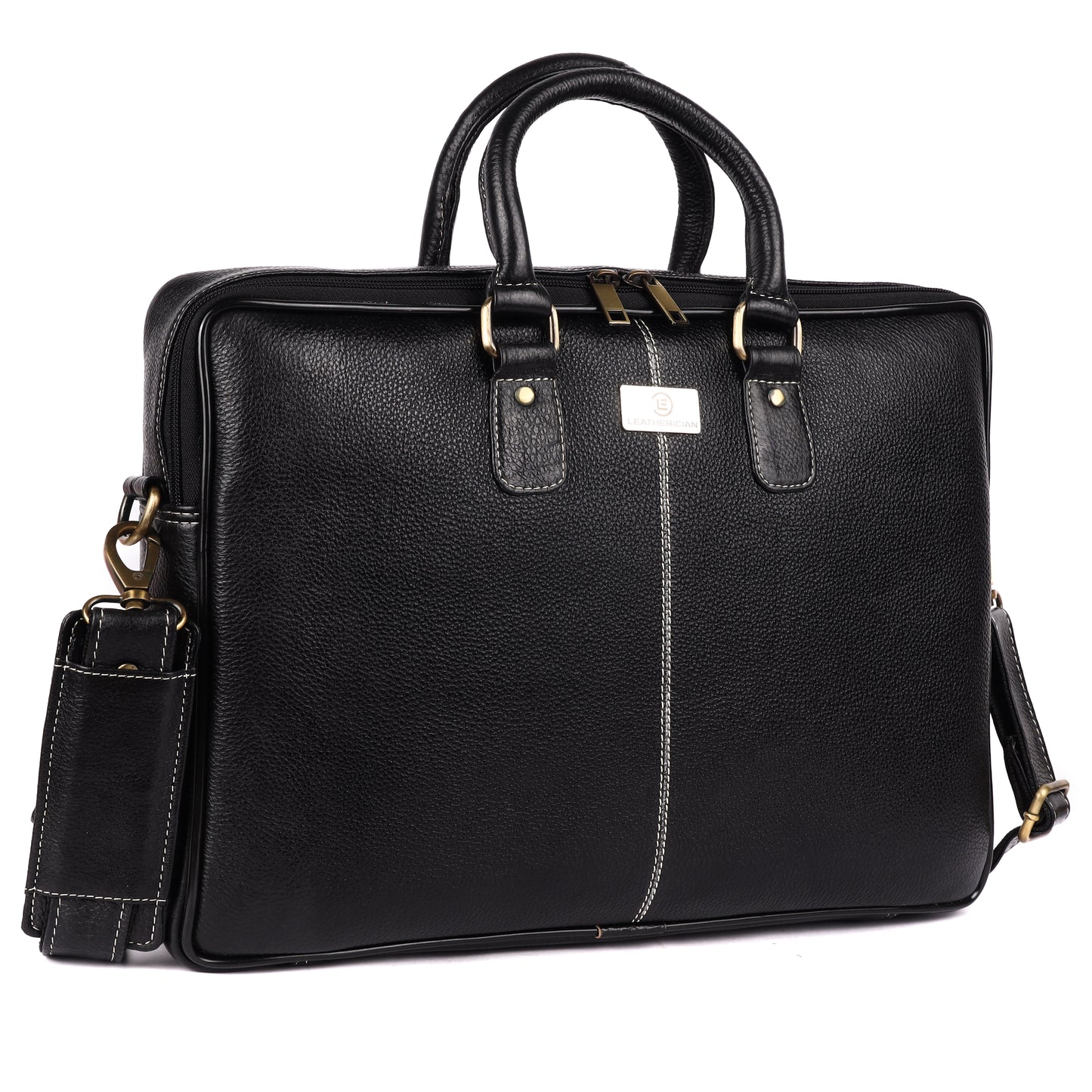 Athens Leather Laptop Bag - LEATHERICIAN