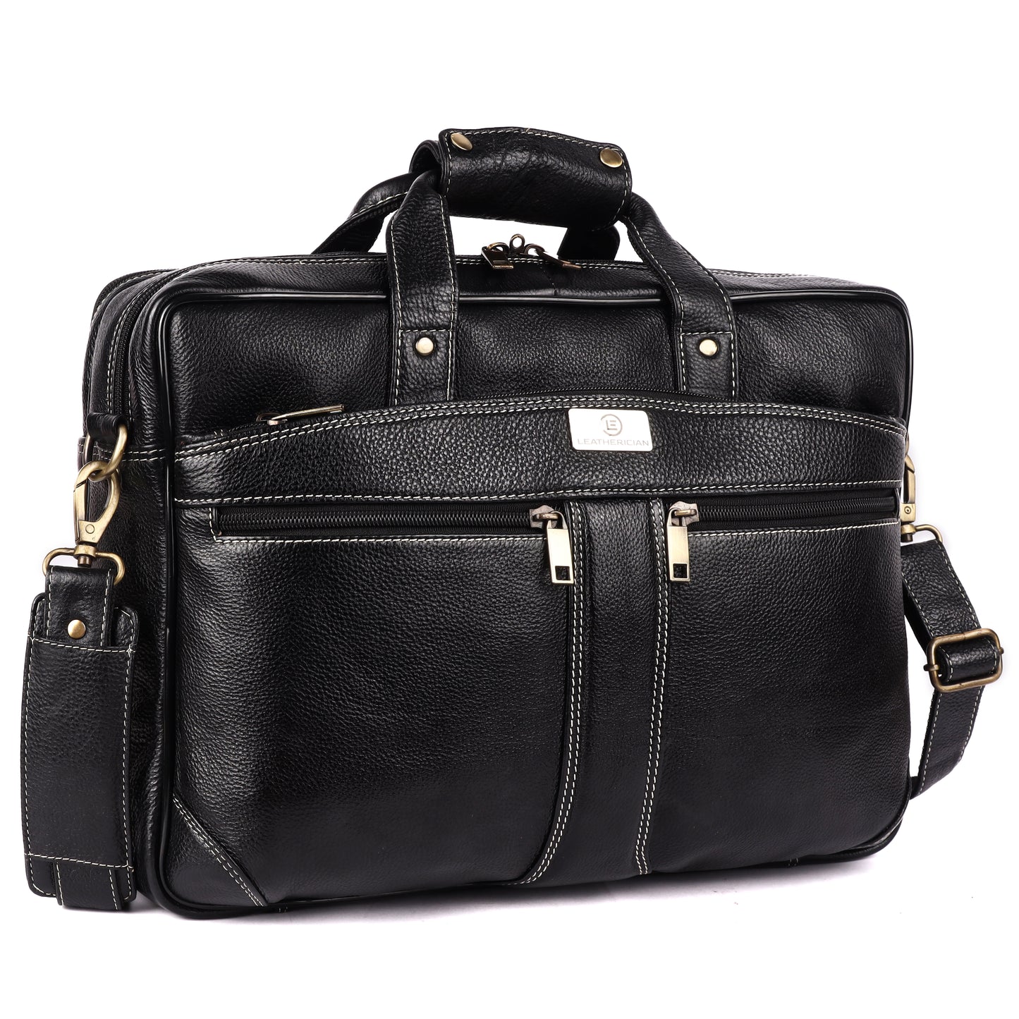 Edward Leather Laptop Bag - LEATHERICIAN