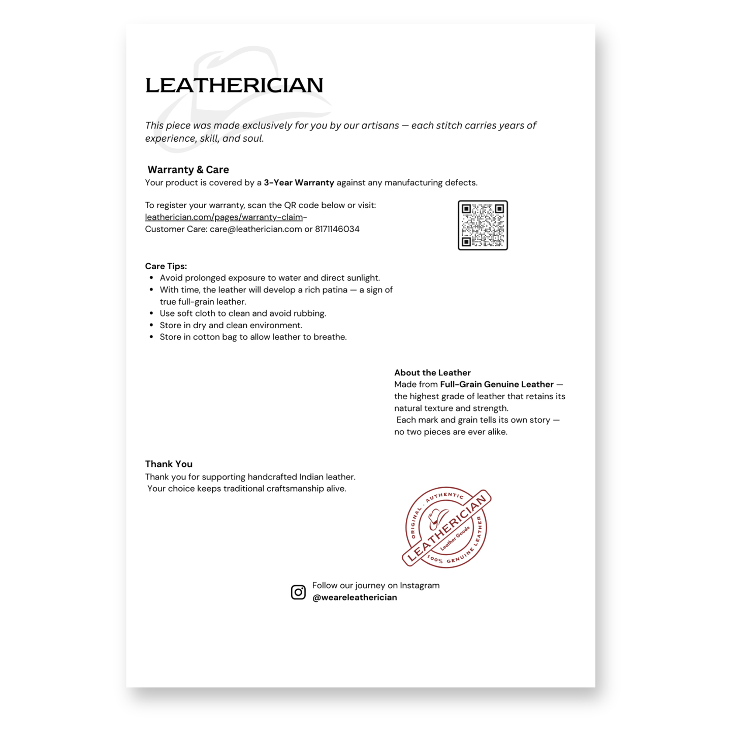 Ethan Leather Laptop Bag