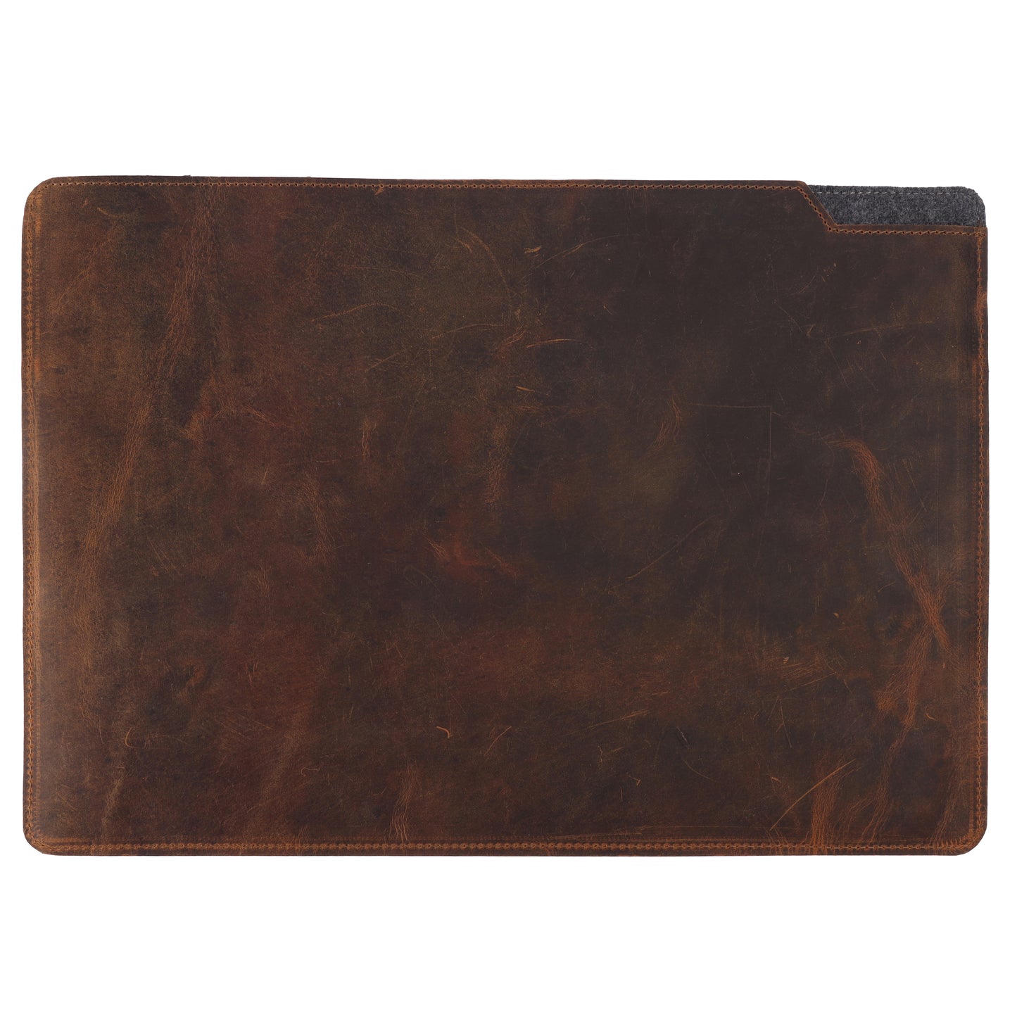 Slim Leather MacBook Sleeve - LEATHERICIAN