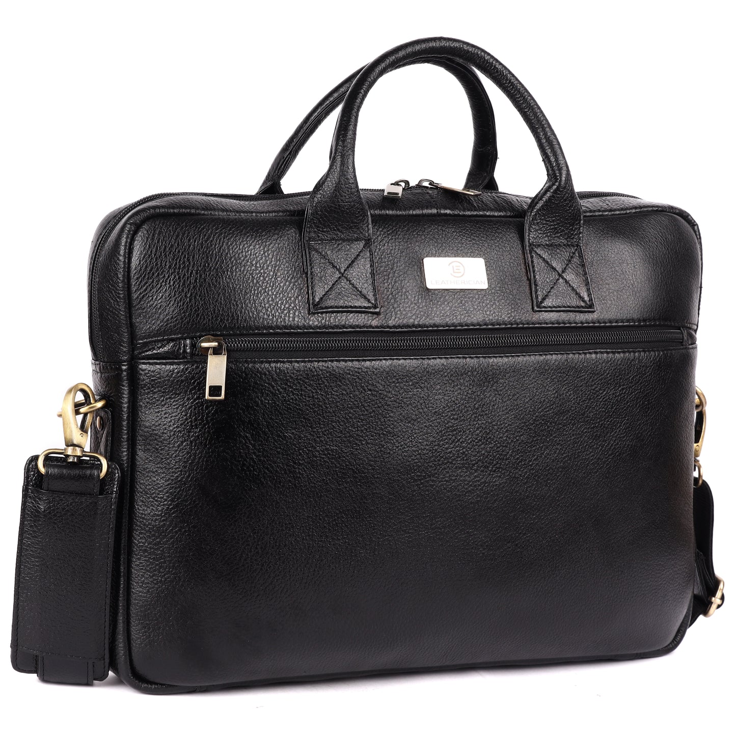 Alferd Leather Laptop Bag - LEATHERICIAN