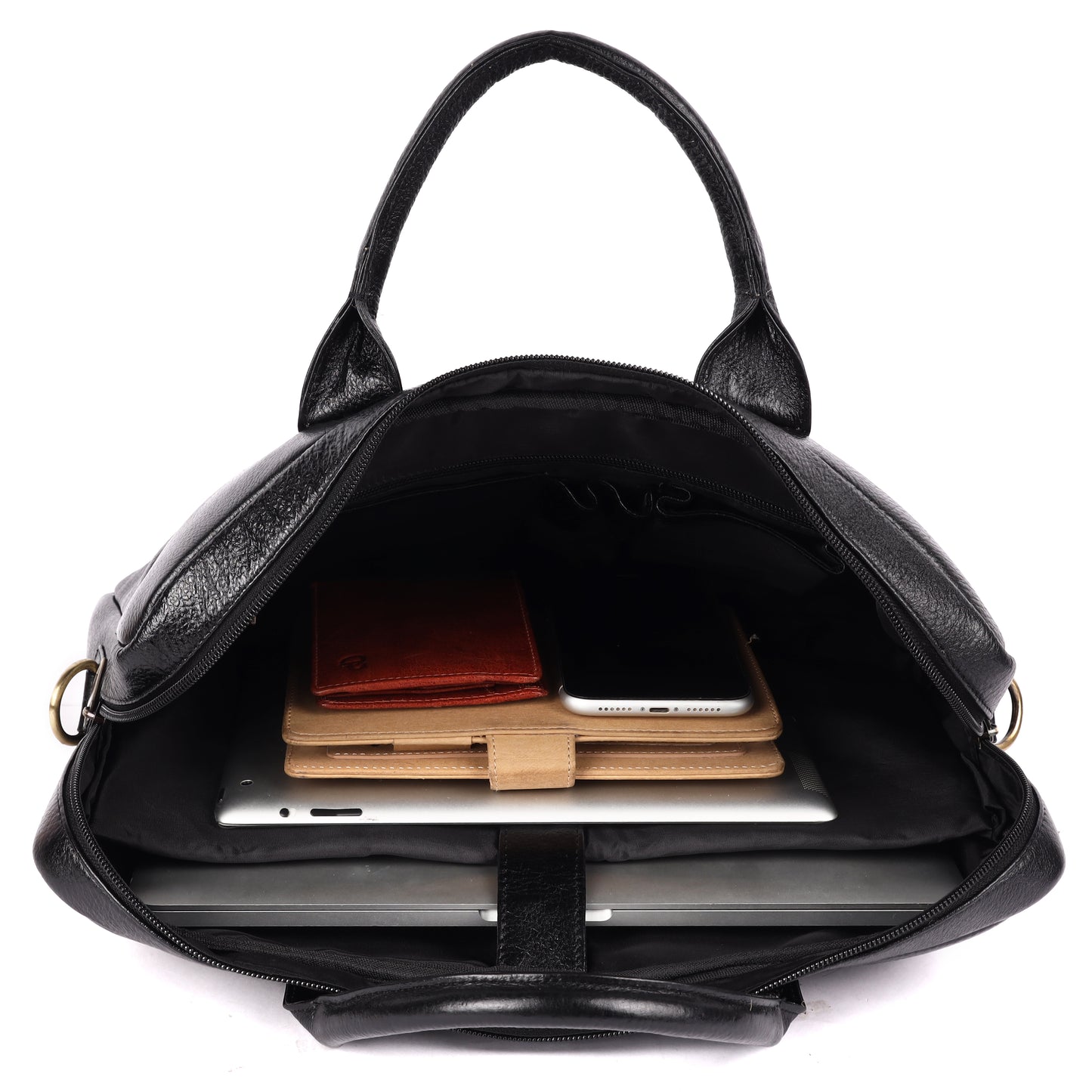 Alferd Leather Laptop Bag - LEATHERICIAN
