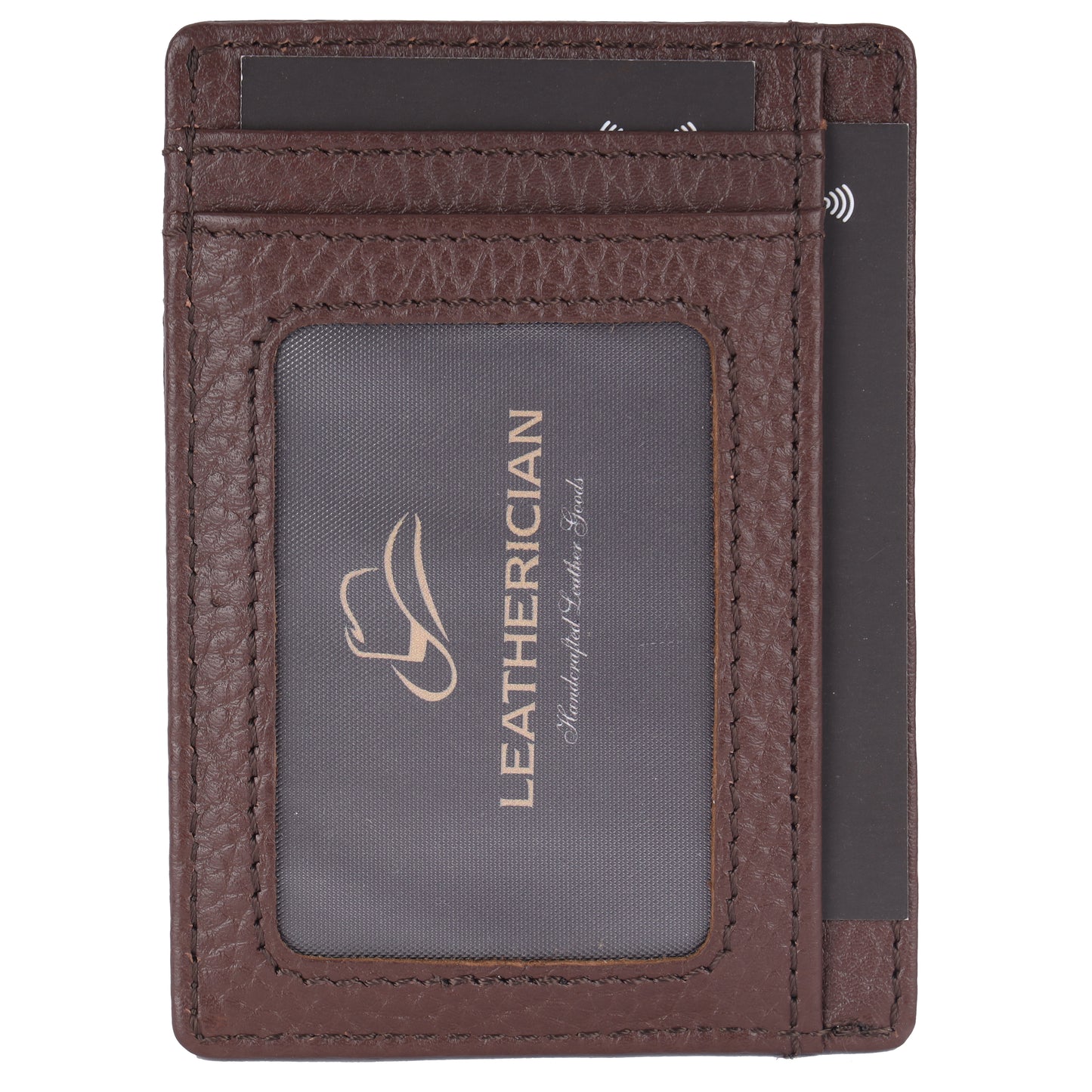 Minimalist Leather Cardholder Wallet - LEATHERICIAN