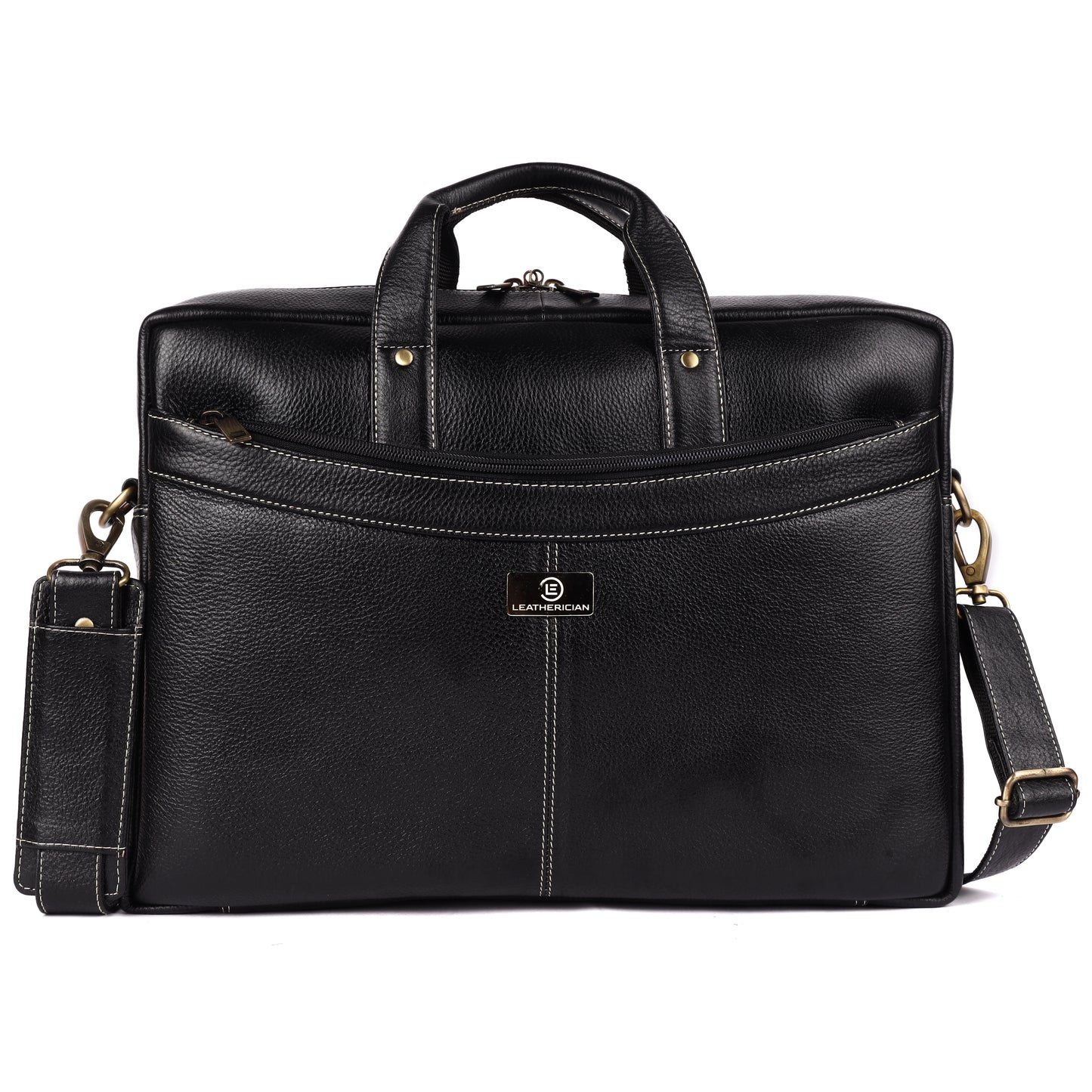 Victor Leather Laptop Bag - LEATHERICIAN