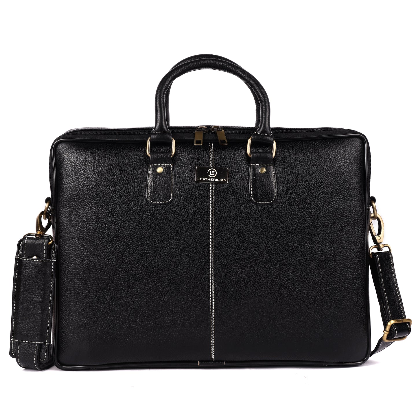 Athens Leather Laptop Bag - LEATHERICIAN
