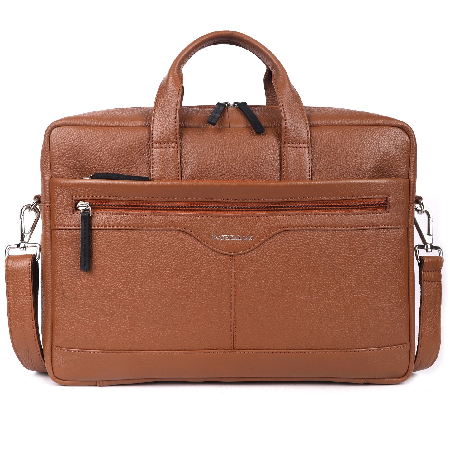 William Leather Laptop Bag - LEATHERICIAN