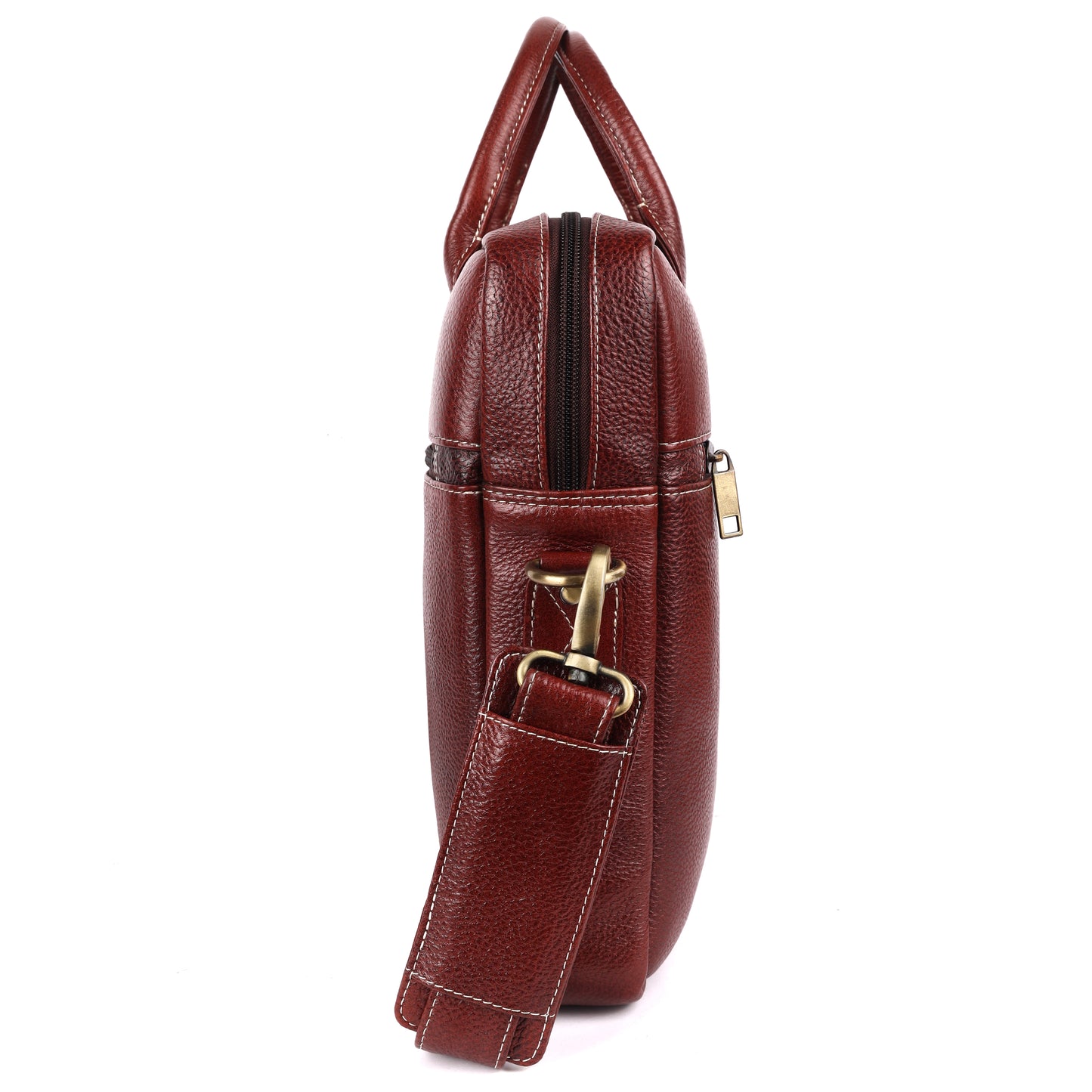 Alferd Leather Laptop Bag - LEATHERICIAN
