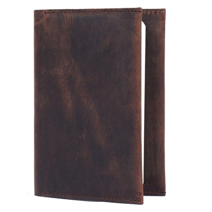 Leather Travel Diary Folder