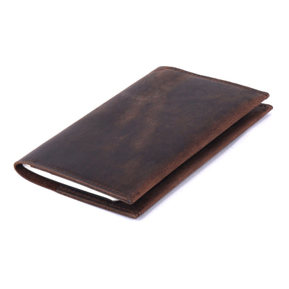 Leather Travel Diary Folder