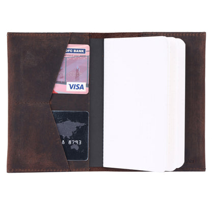 Leather Travel Diary Folder