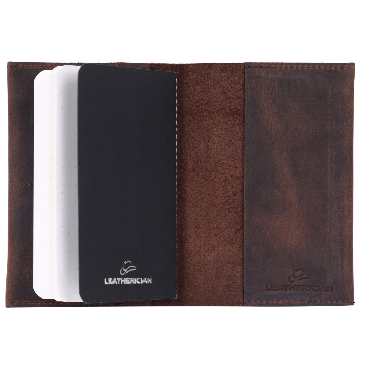 Leather Travel Diary Folder