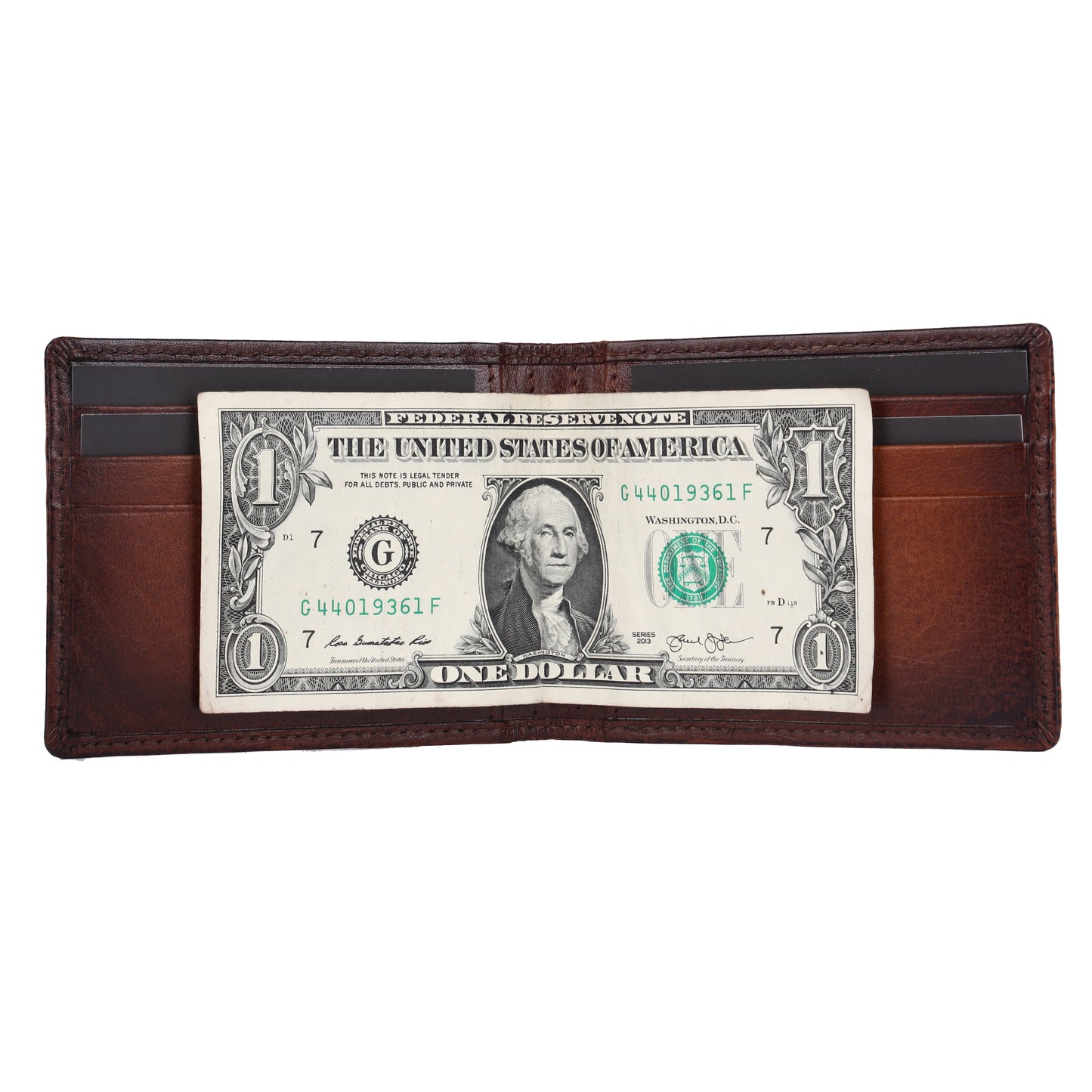 Billfold Sleek Leather Wallet