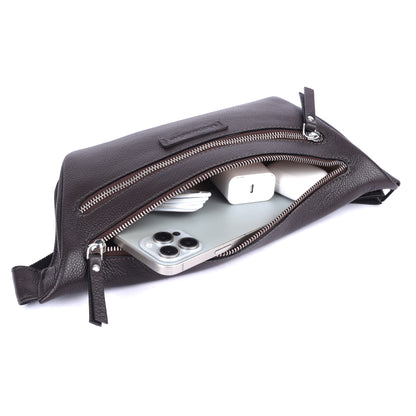 Leather Crossbody Fanny Pack