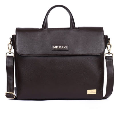 Siggnature Leather Laptop Bag
