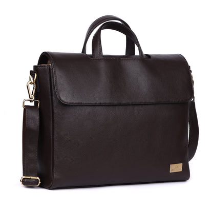 Siggnature Leather Laptop Bag
