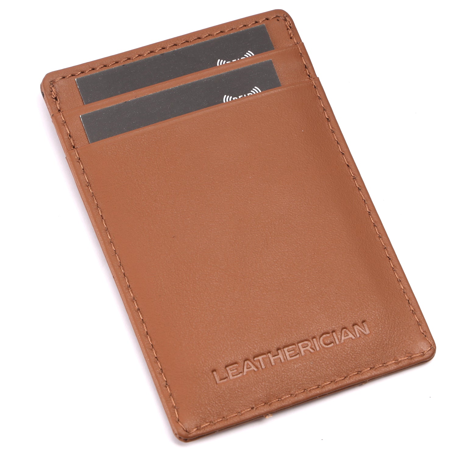 Small Leather Card Holder - LEATHERICIAN