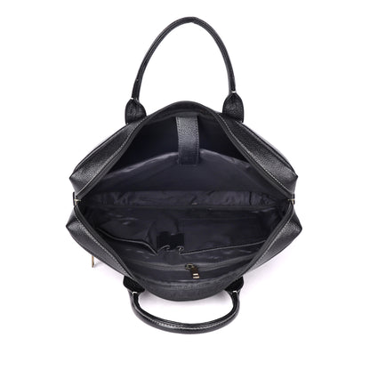 Alferd Leather Laptop Bag-Brown