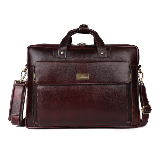Extender Leather Laptop Bag