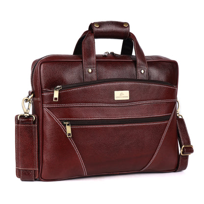James Leather Laptop Bag