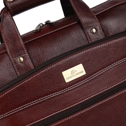 James Leather Laptop Bag