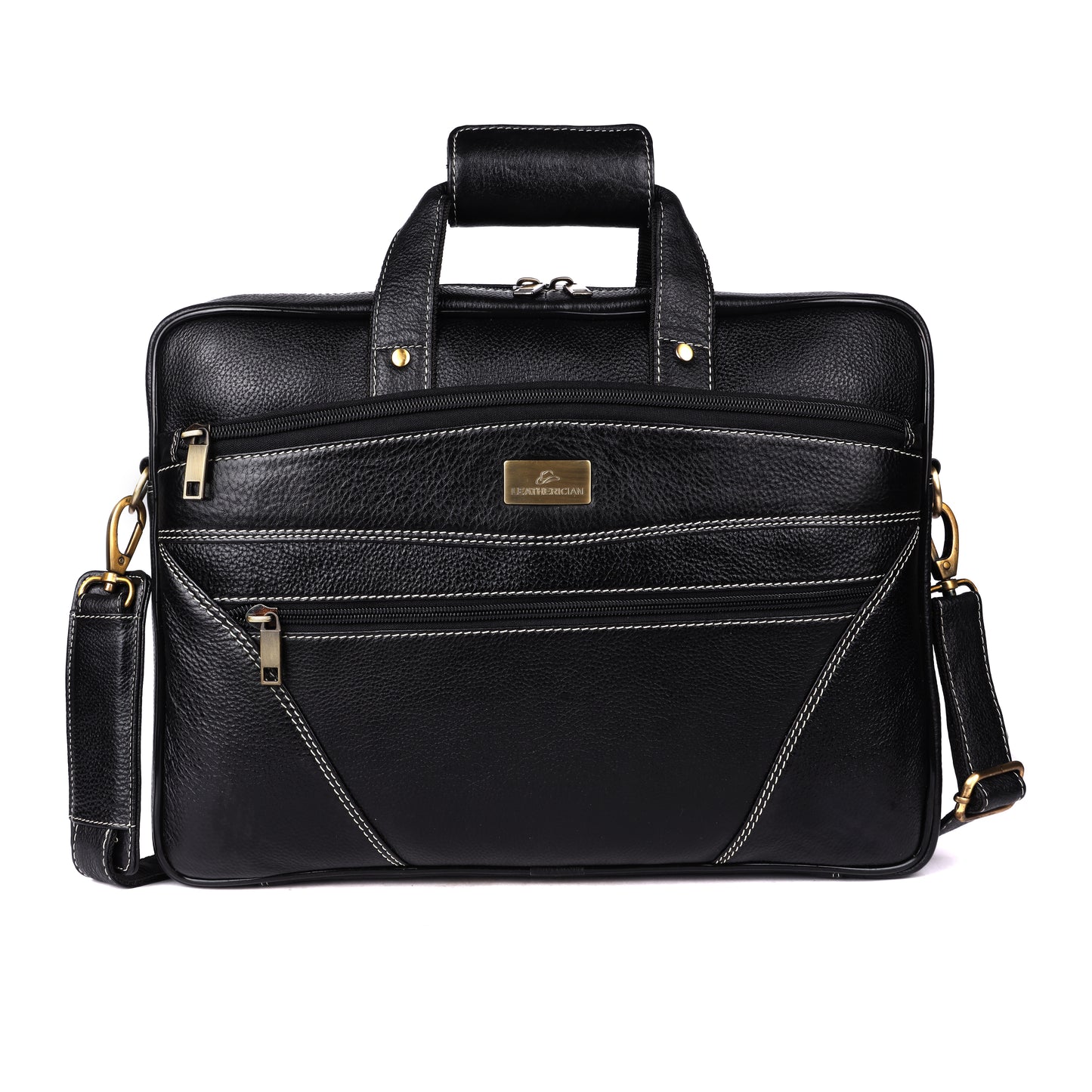 James Leather Laptop Bag