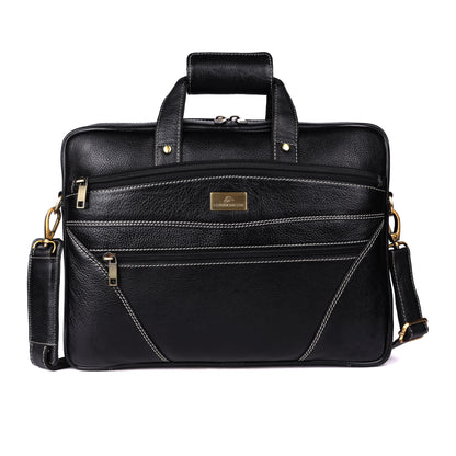 James Leather Laptop Bag