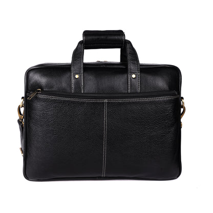 James Leather Laptop Bag