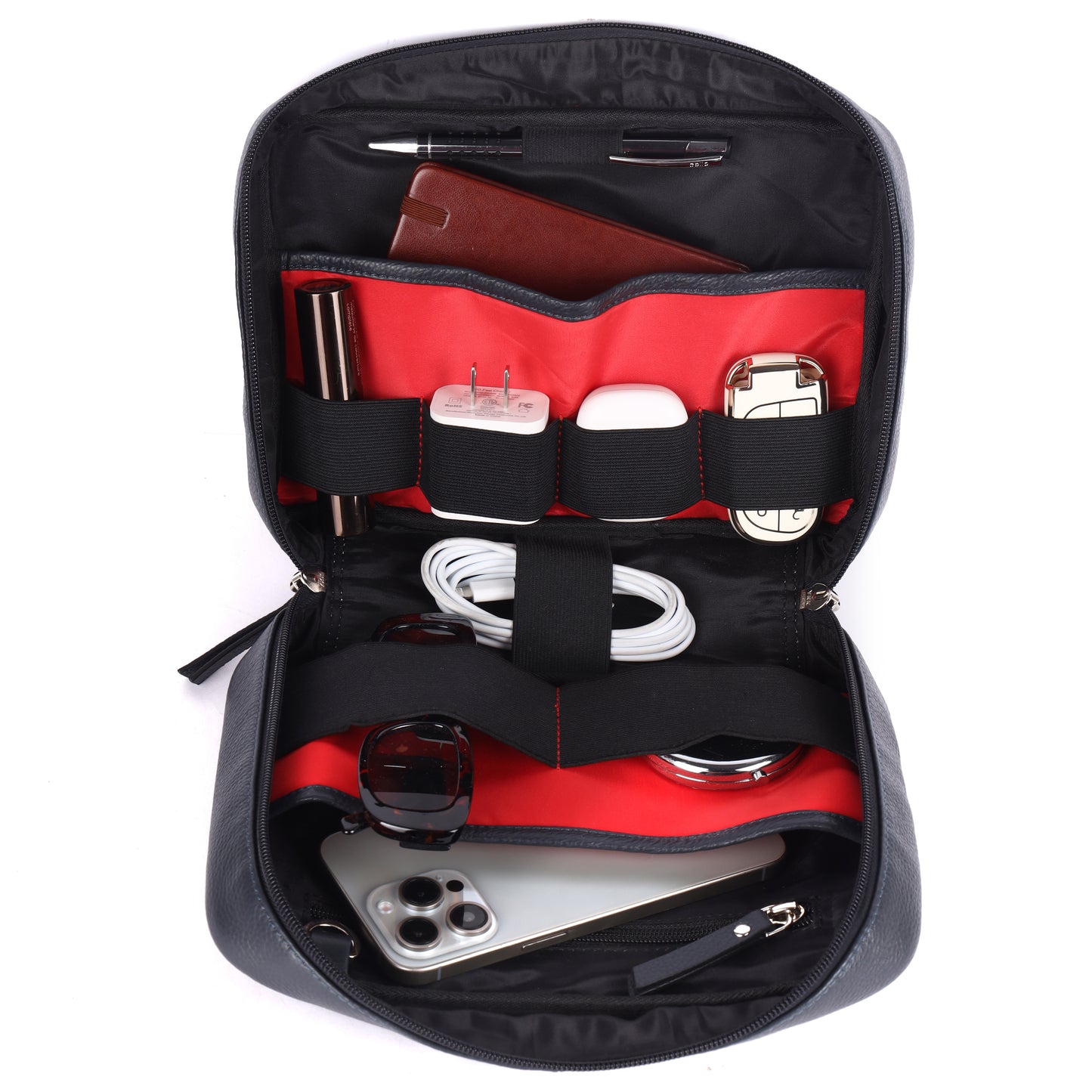 Leather Tech Organizer