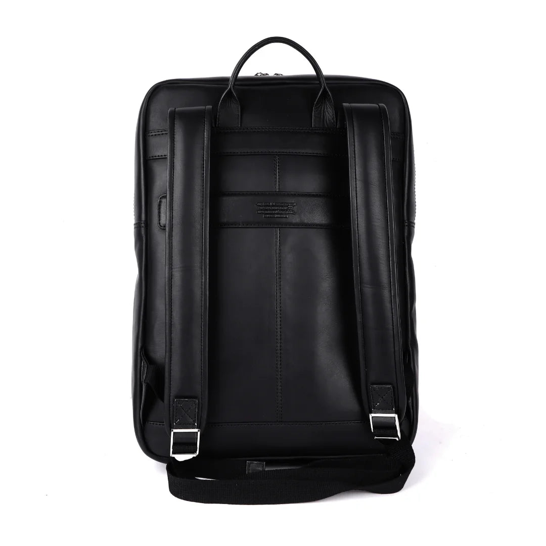 Slim Leather Backpack