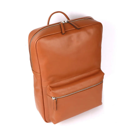 Slim Leather Backpack