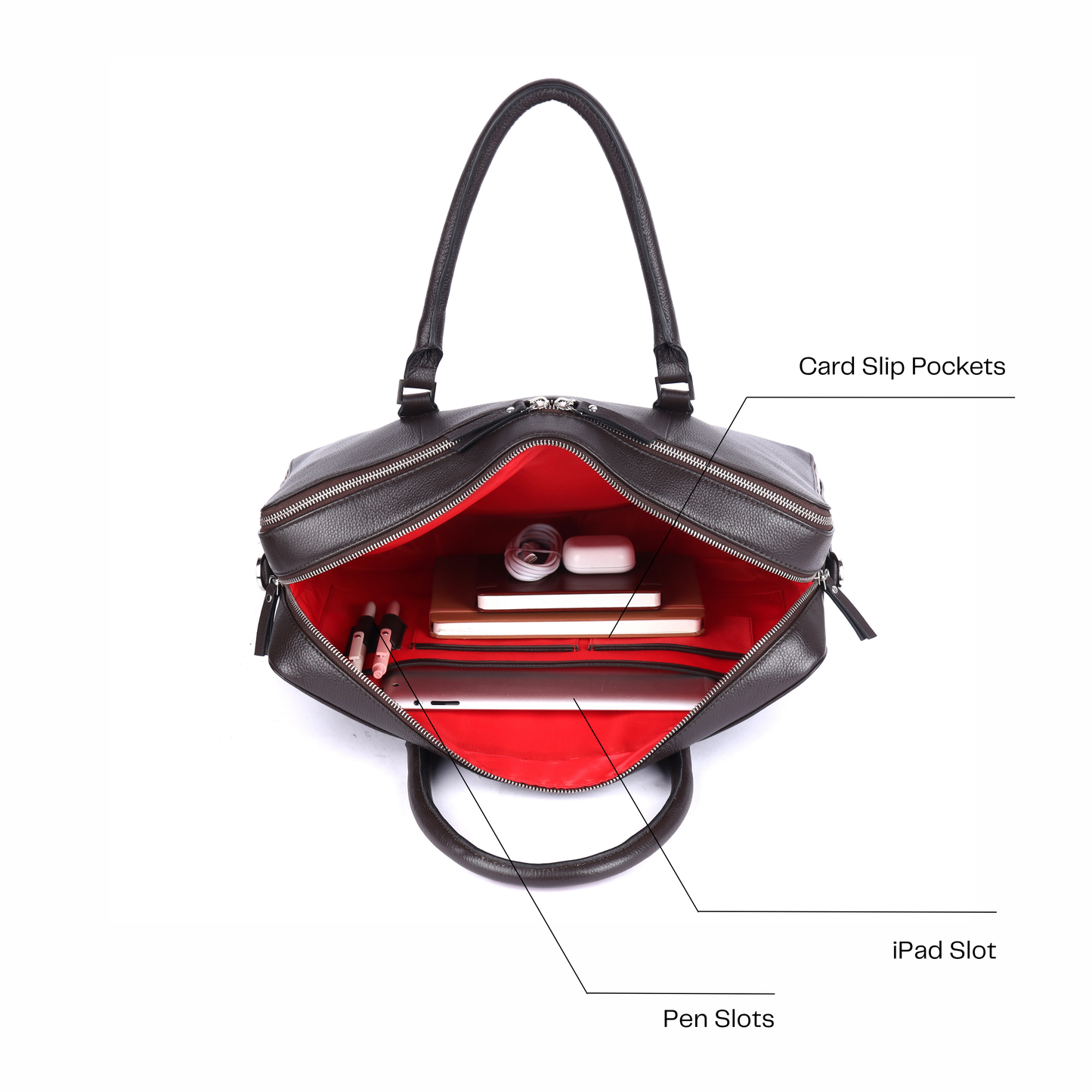 Steve Leather Briefcase