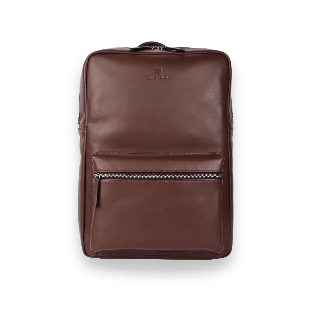 Slim Leather Backpack