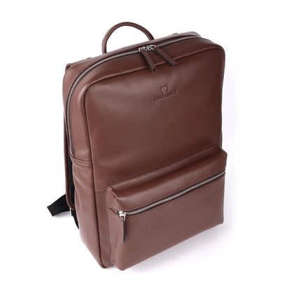Slim Leather Backpack