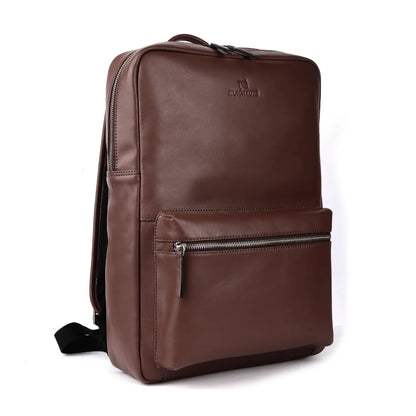 Slim Leather Backpack