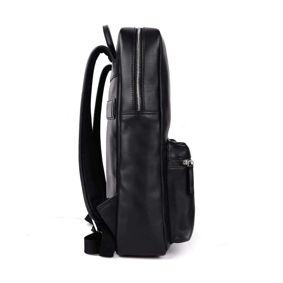 Slim Leather Backpack