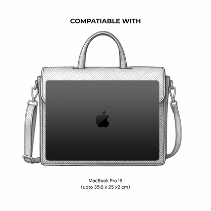 Siggnature Leather Laptop Bag