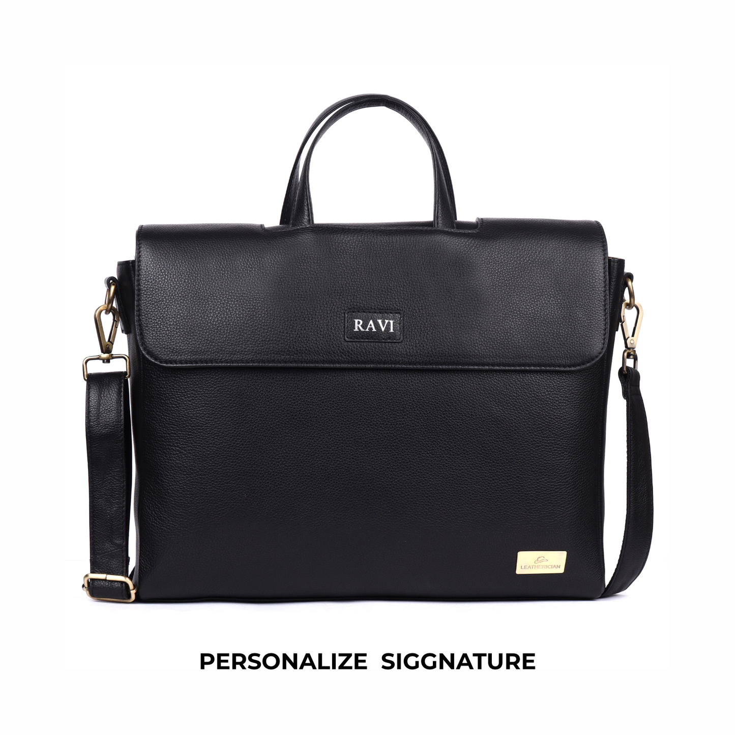 Siggnature Leather Laptop Bag