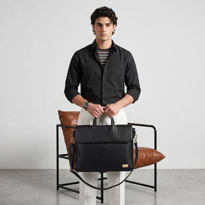 Siggnature Leather Laptop Bag