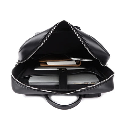 Slim Leather Backpack