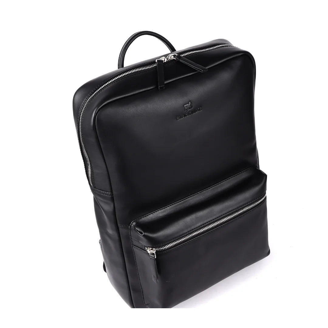 Slim Leather Backpack